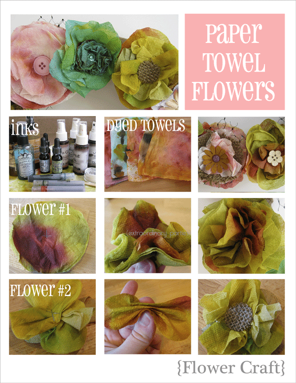 Amanda's Parties To Go Paper Towel Flowers